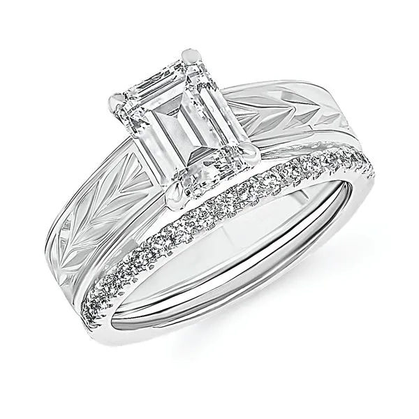 14k White Gold Bridal Set Nesemann's Diamond Center Plymouth, WI