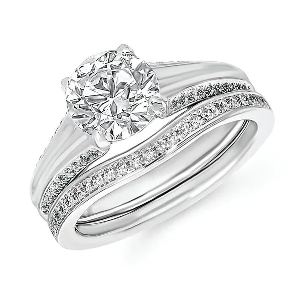 14k White Gold Bridal Set Avitabile Fine Jewelers Hanover, MA