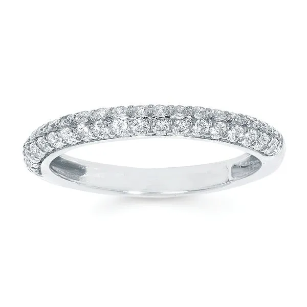 14k White Gold Bridal Set Image 3 Daniel Jewelers Brewster, NY