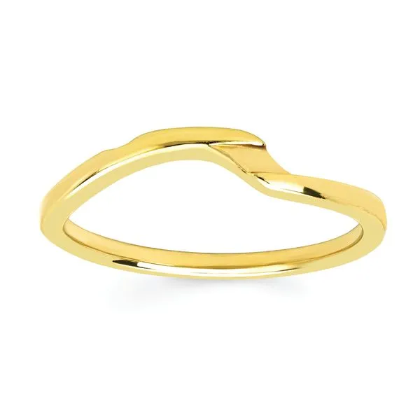 14k White & Yellow Gold Bridal Set Image 3 Richard's Jewelry Berne, IN