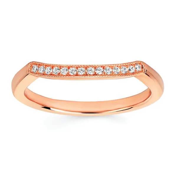 14k Rose Gold Bridal Set Image 3 Richard's Jewelry Berne, IN
