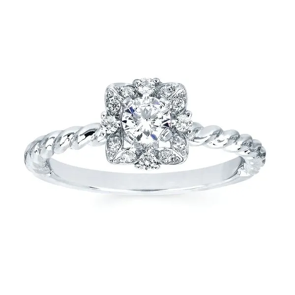 14k White Gold Bridal Set Image 2 Pfaff Jewelers Grandville, MI