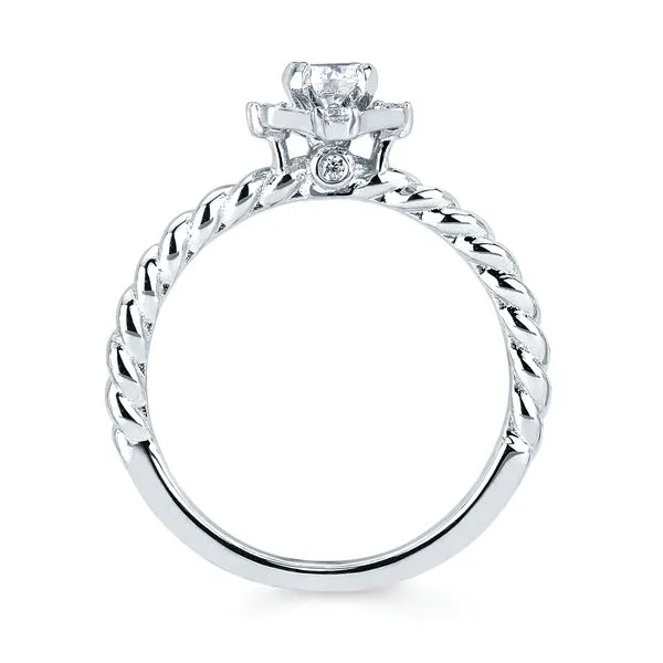 14k White Gold Bridal Set Image 4 Pfaff Jewelers Grandville, MI