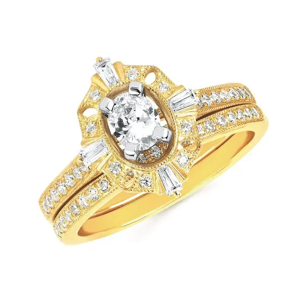 14k Yellow Gold Bridal Set Pfaff Jewelers Grandville, MI