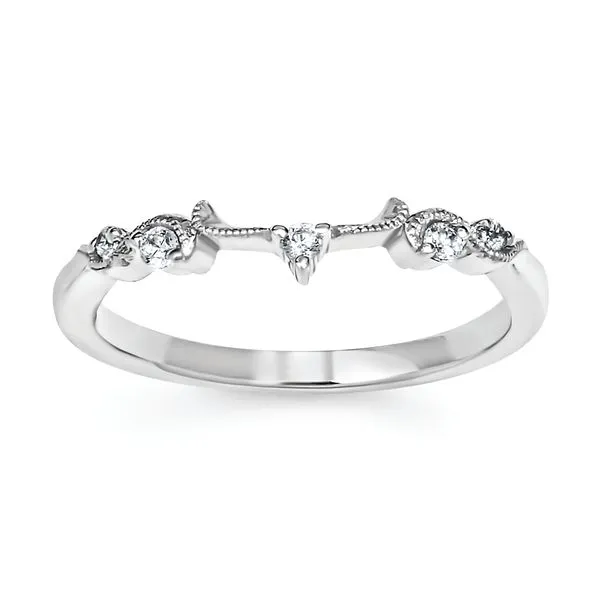 14k White Gold Bridal Set Image 3 Long Jewelers Chesapeake, VA