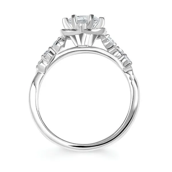 14k White Gold Bridal Set Image 4 Long Jewelers Chesapeake, VA