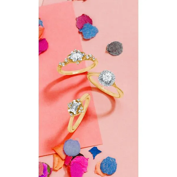 14k White Gold Bridal Set Image 5 Long Jewelers Chesapeake, VA