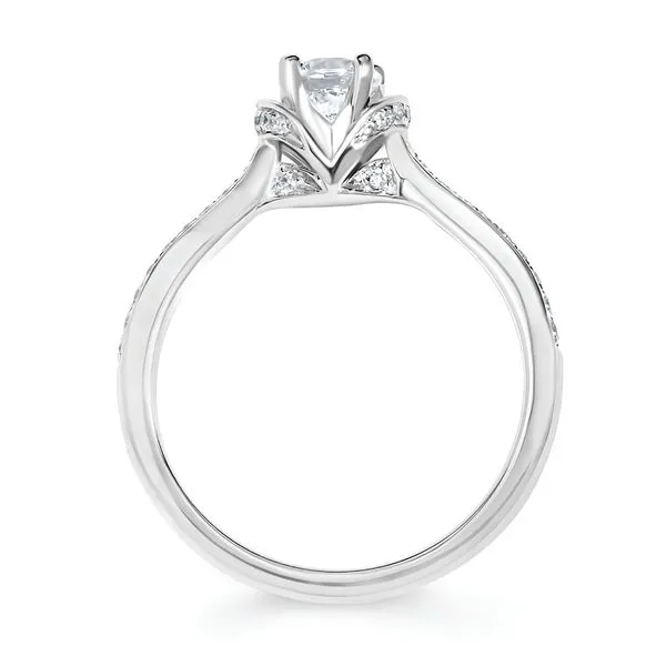 14k White Gold Bridal Set Image 4 Daniel Jewelers Brewster, NY