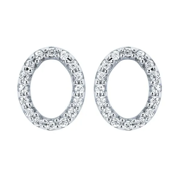 14k White Gold Diamond Earrings Pfaff Jewelers Grandville, MI