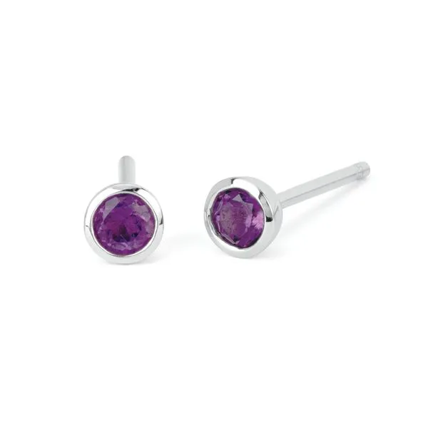 10k White Gold Gemstone Earrings Richard's Jewelry Berne, IN