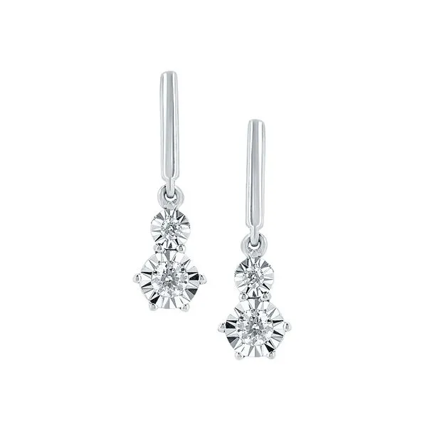 14k White Gold Diamond Earrings Pfaff Jewelers Grandville, MI
