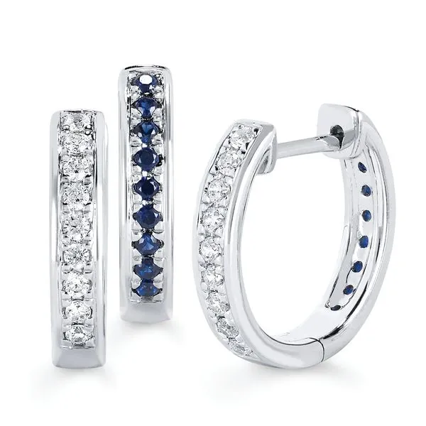 10k White Gold Hoop Earrings Richard's Jewelry Berne, IN
