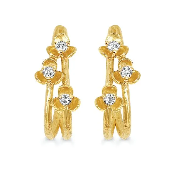 14k Yellow Gold Hoop Earrings Trenton Jewelers Ltd. Trenton, MI