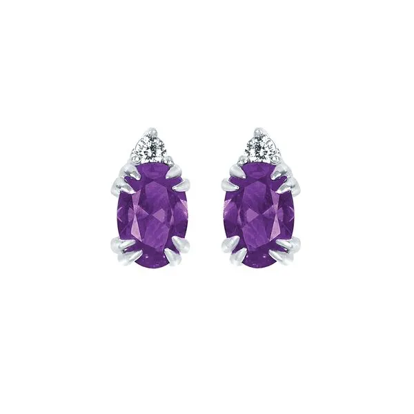 10k White Gold Gemstone Earrings J. Garett Jewelers Wilmington, NC