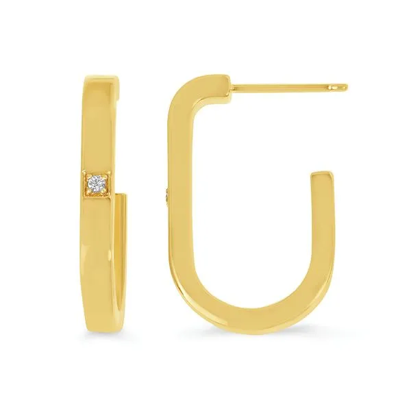 14k Yellow Gold Hoop Earrings McCoy Jewelers Bartlesville, OK
