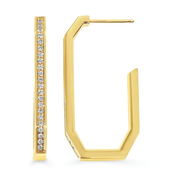 14k Yellow Gold Hoop Earrings Whalen Jewelers Inverness, FL