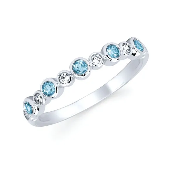 14k White Gold Gemstone Ring Pfaff Jewelers Grandville, MI