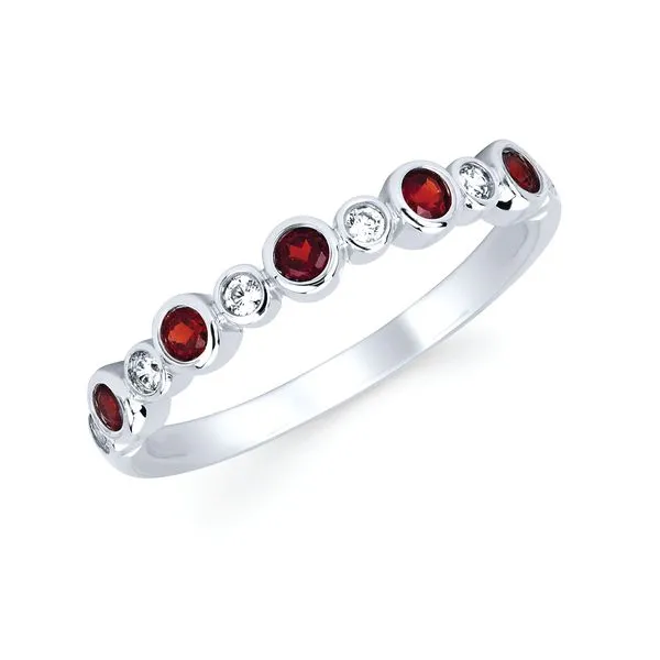 14k White Gold Gemstone Ring Pfaff Jewelers Grandville, MI