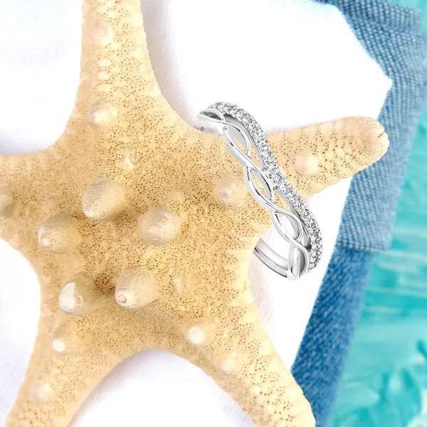 14k White Gold Fashion Ring Image 3 Engelbert's Jewelers, Inc. Rome, NY