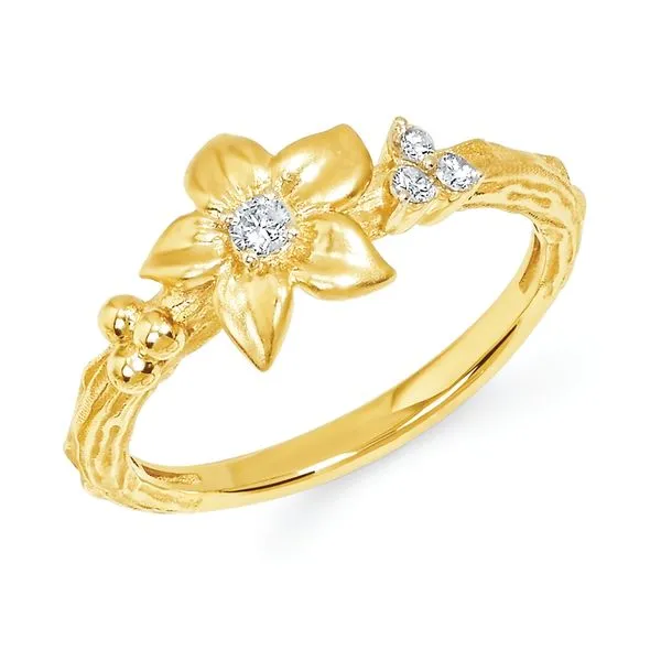 14k Yellow Gold Fashion Ring Woelk's House of Diamonds Russell, KS