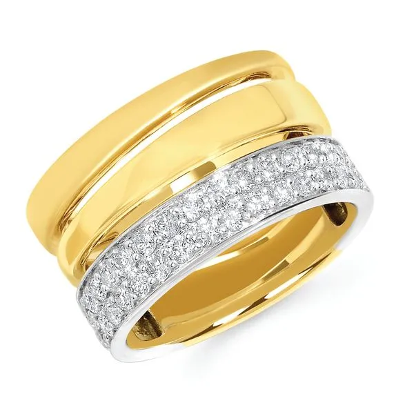14k Yellow & White Gold Fashion Ring Jim's Jewelers Tyler, TX
