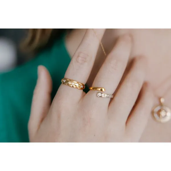 14k Yellow & White Gold Fashion Ring Image 2 Pfaff Jewelers Grandville, MI