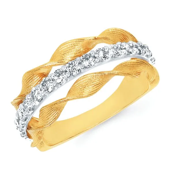 14k Yellow & White Gold Fashion Ring J. Garett Jewelers Wilmington, NC