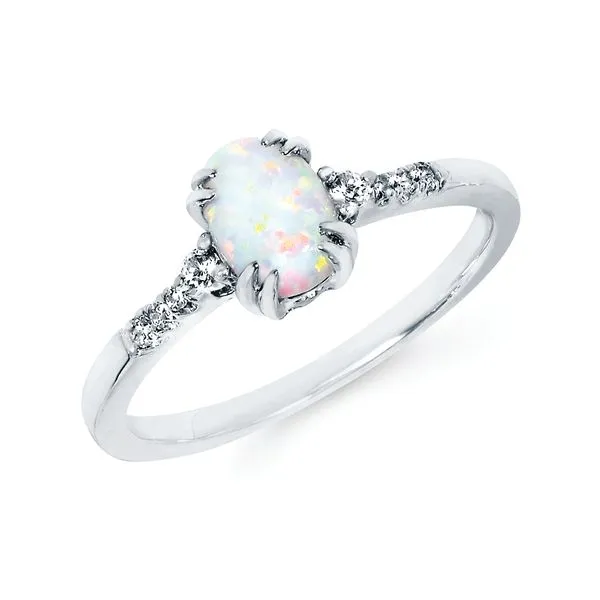 10k White Gold Gemstone Ring Trenton Jewelers Ltd. Trenton, MI