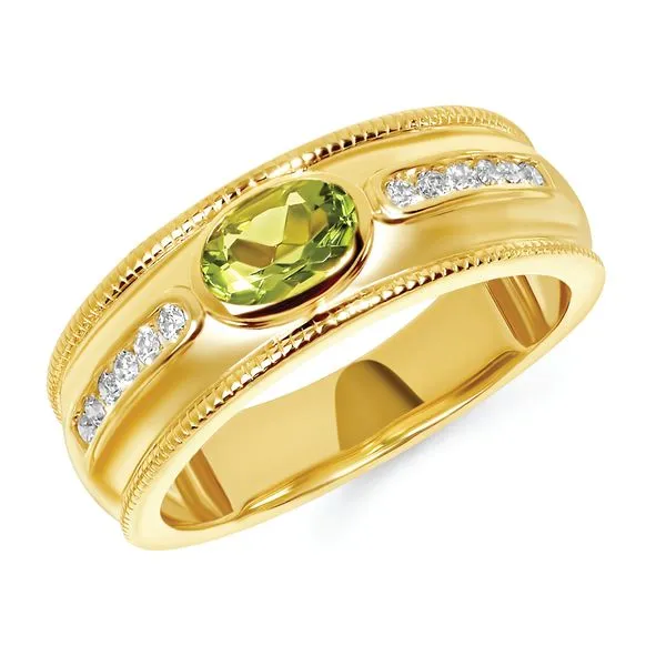 14k Yellow Gold Gemstone Ring Mead Jewelers Enid, OK