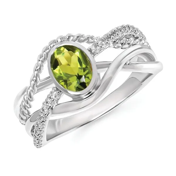 14k White Gold Gemstone Ring Avitabile Fine Jewelers Hanover, MA