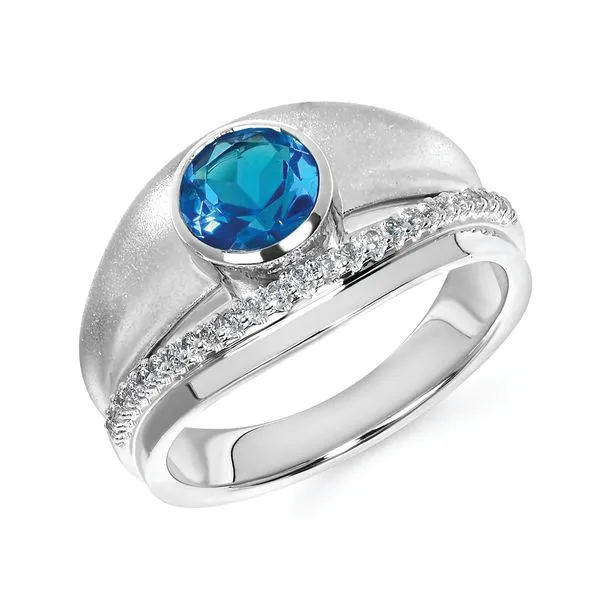 14k White Gold Gemstone Ring Long Jewelers Chesapeake, VA