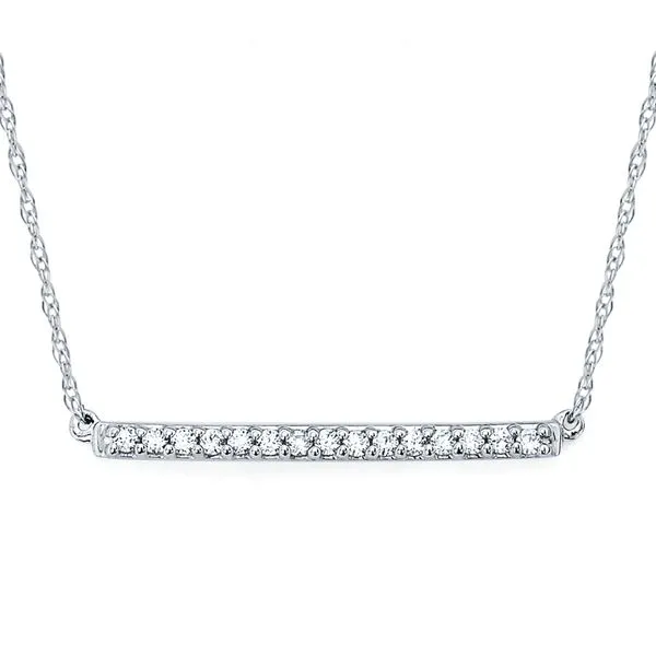 14k White Gold Diamond Pendant Pfaff Jewelers Grandville, MI