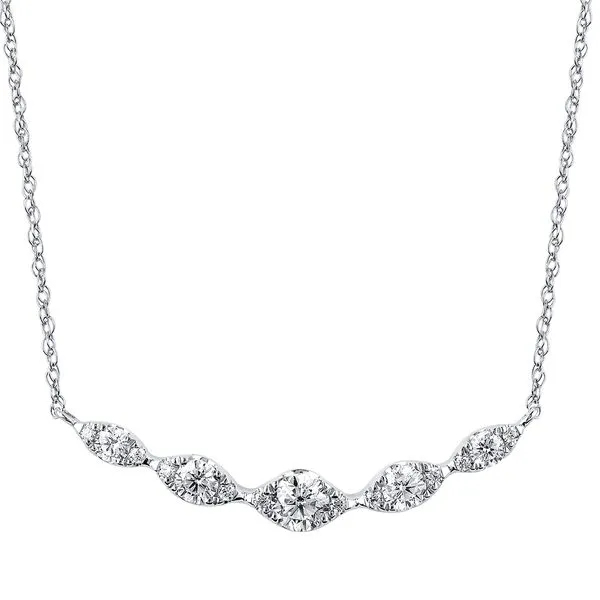 14k White Gold Diamond Pendant Engelbert's Jewelers, Inc. Rome, NY