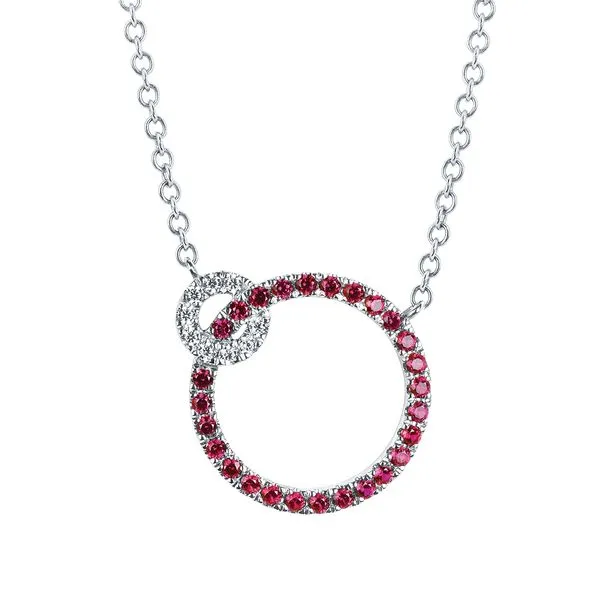 14k White Gold Gemstone Pendant Whalen Jewelers Inverness, FL