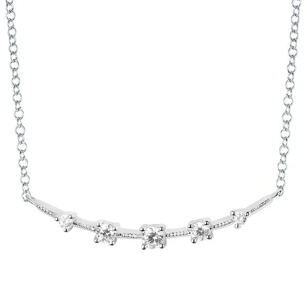 14k White Gold Diamond Pendant Pfaff Jewelers Grandville, MI