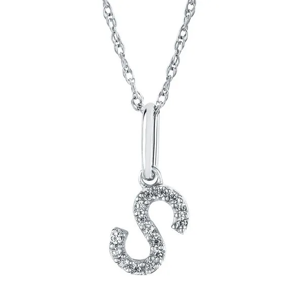 10k White Gold Diamond Pendant Engelbert's Jewelers, Inc. Rome, NY