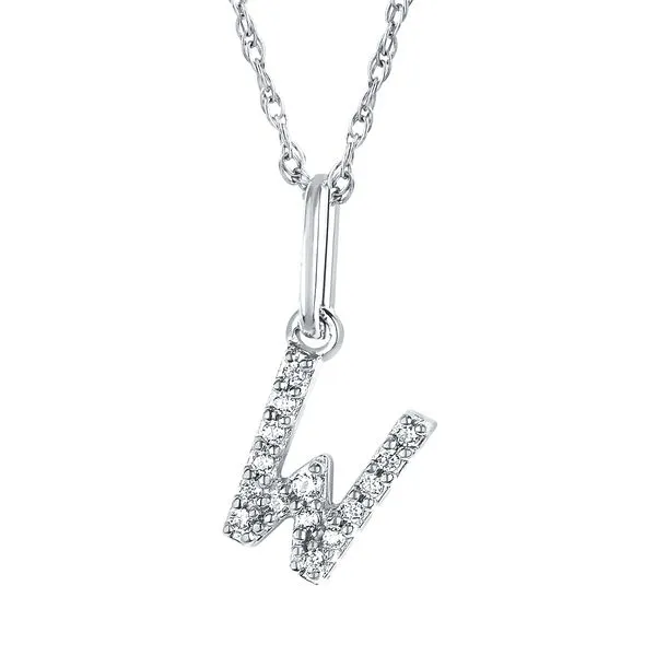 10k White Gold Diamond Pendant Pfaff Jewelers Grandville, MI