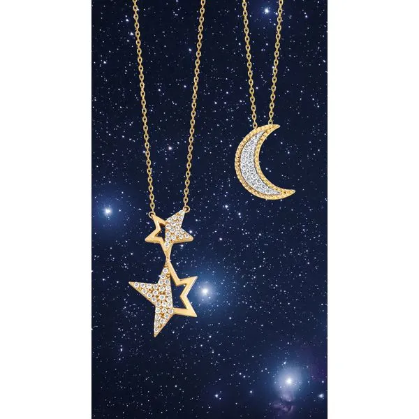 14k Yellow Gold Diamond Pendant Image 2 Pfaff Jewelers Grandville, MI