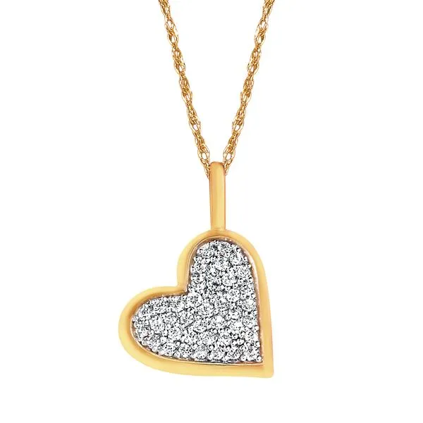 14k Yellow Gold Diamond Pendant Whalen Jewelers Inverness, FL