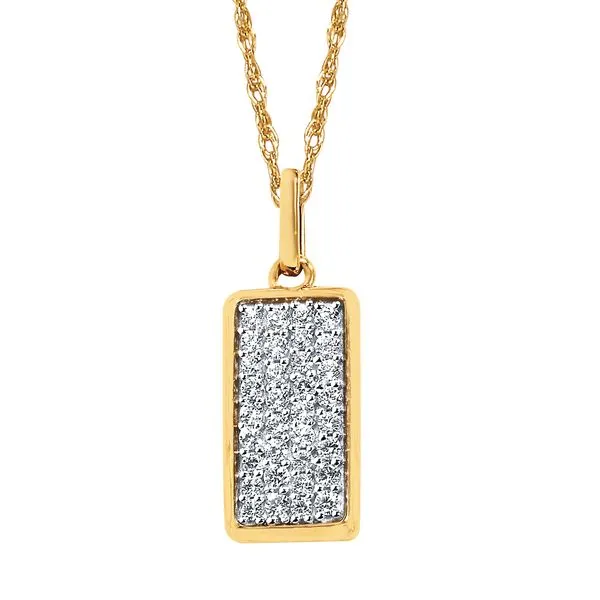 14k Yellow Gold Diamond Pendant Richard's Jewelry Berne, IN