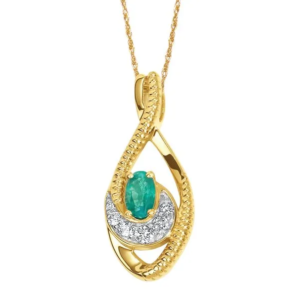14k Yellow Gold Gemstone Pendant Beckman Jewelers Inc Ottawa, OH