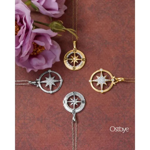 14k Yellow & White Gold Diamond Pendant Image 2 Atlanta West Jewelry Douglasville, GA