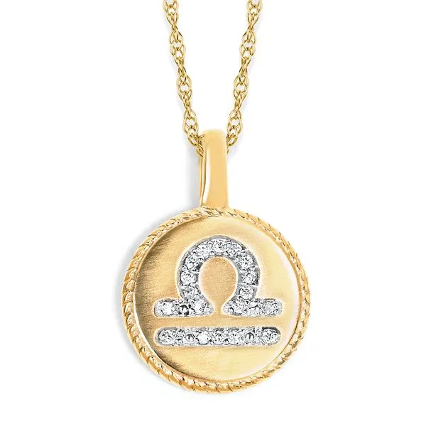 14k Yellow Gold Diamond Pendant Beckman Jewelers Inc Ottawa, OH