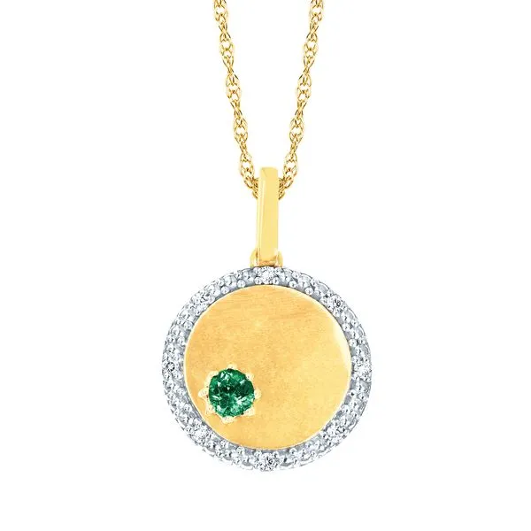 14k Yellow Gold Gemstone Pendant Whalen Jewelers Inverness, FL