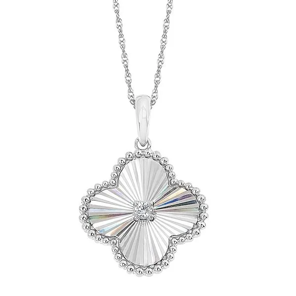 14k White Gold Diamond Pendant J. Garett Jewelers Wilmington, NC