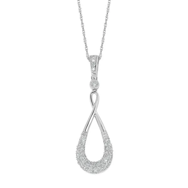 14k White Gold Diamond Pendant Tidwells of Greenwood Greenwood, SC