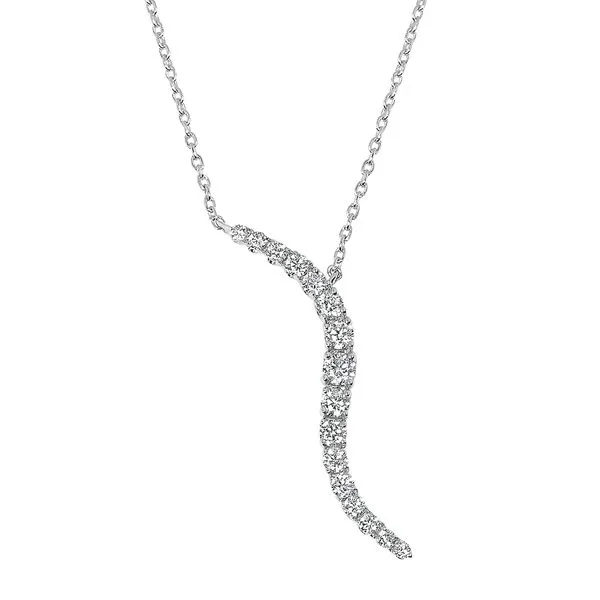 14k White Gold Diamond Pendant Tidwells of Greenwood Greenwood, SC