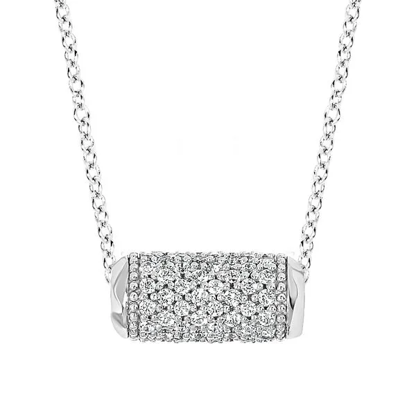 14k White Gold Diamond Pendant Scirto's Jewelry Lockport, NY