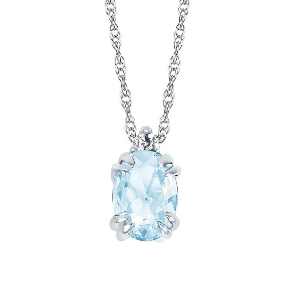 10k White Gold Gemstone Pendant Trenton Jewelers Ltd. Trenton, MI
