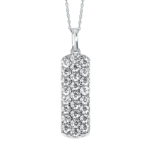 14k White Gold Diamond Pendant J. Meredith Jewelers Delafield, WI